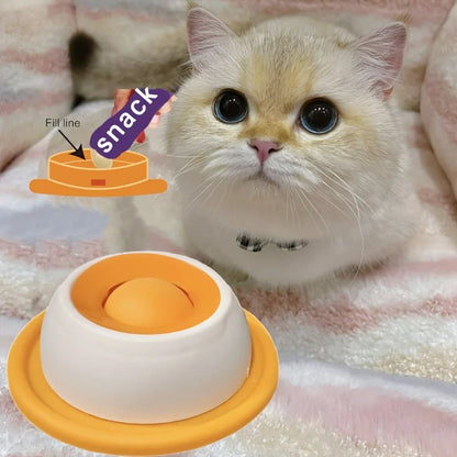 Slow-Feed Lick Mat for Cats & Dogs – Stimulating, Mess-Free Treat Time