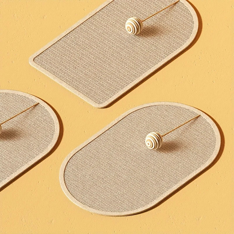Sisal 3-in-1 Wall-Mounted Cat Scratch Pad