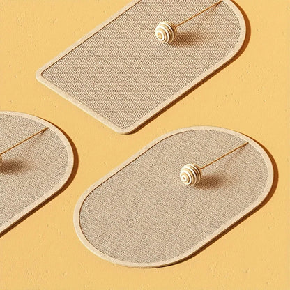 Sisal 3-in-1 Wall-Mounted Cat Scratch Pad