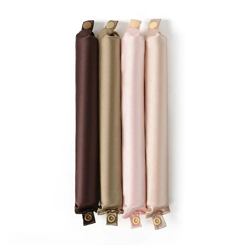 Satin Headband Heatless Hair Curler – Overnight No-Heat Style for Soft, Natural Curls