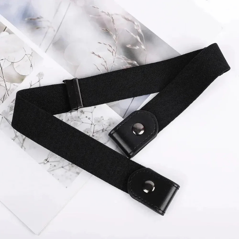 Invisible No-Buckle Adjustable Elastic Belt – Seamless Comfort