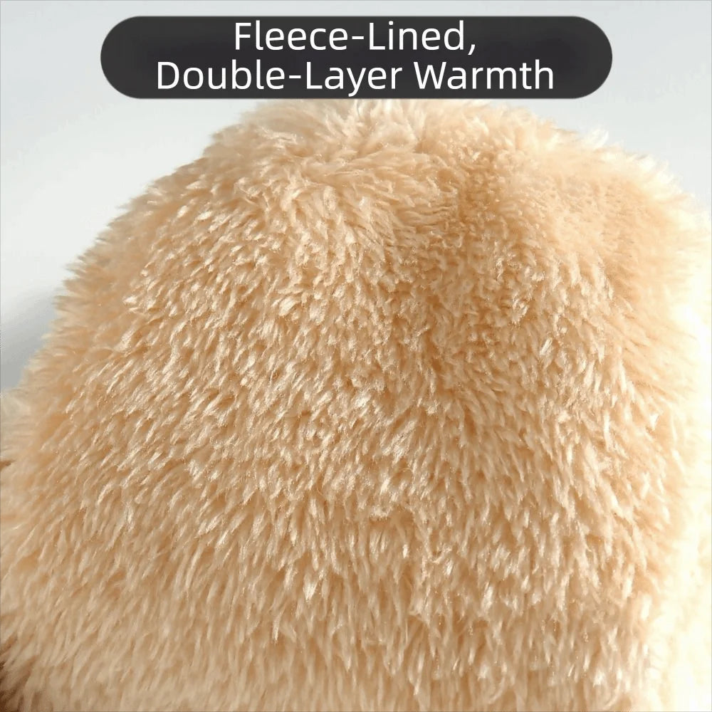 Ultra-Warm Double-Layer Fleece-Lined Winter Mittens