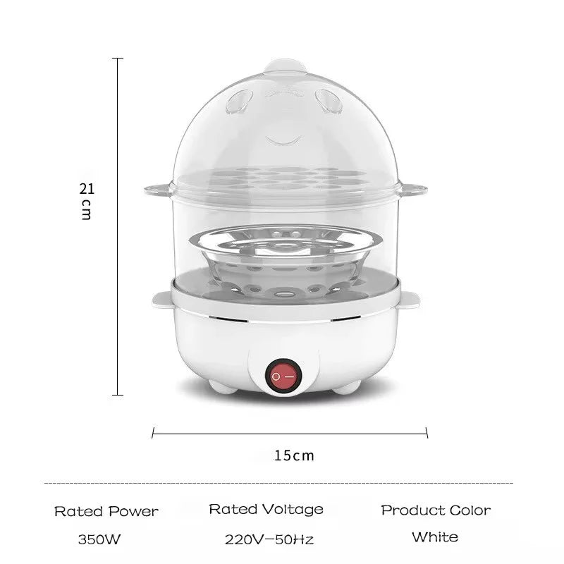 Two-Tier All-in-One Electric Egg Cooker