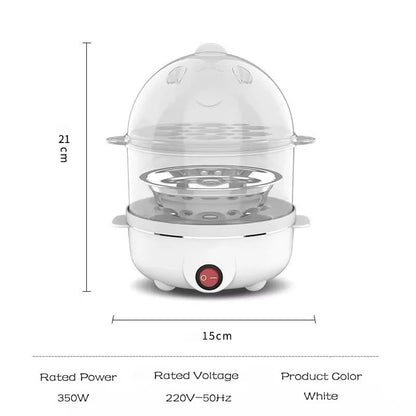 Two-Tier All-in-One Electric Egg Cooker