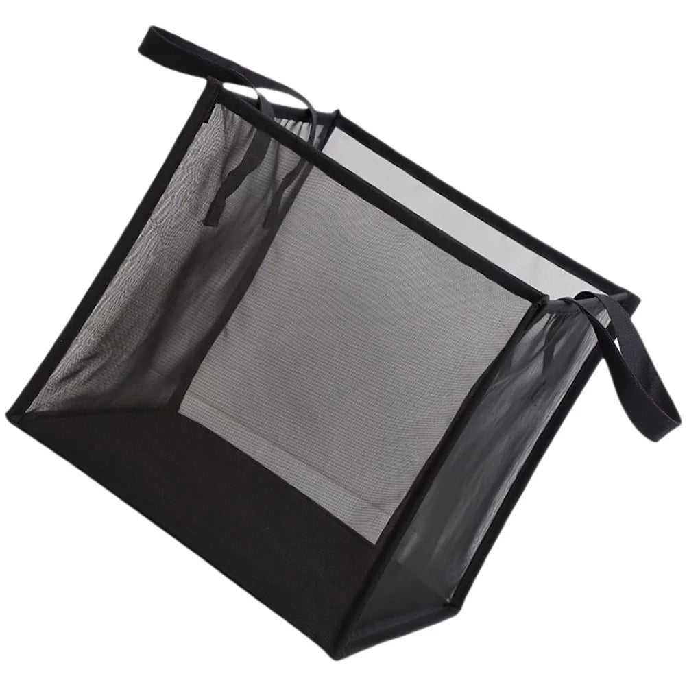 Collapsible Mesh Laundry Hamper with Easy-Carry Handles