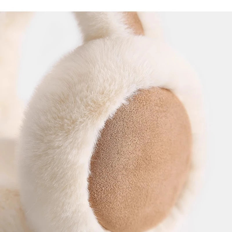 Cozy Plush Ear Warmer Headband for Winter - Soft, Warm Comfort