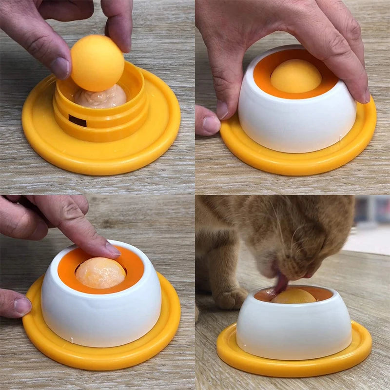 Slow-Feed Lick Mat for Cats & Dogs – Stimulating, Mess-Free Treat Time