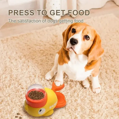 Engaging Interactive Cartoon Duck Puzzle Feeder for Dogs