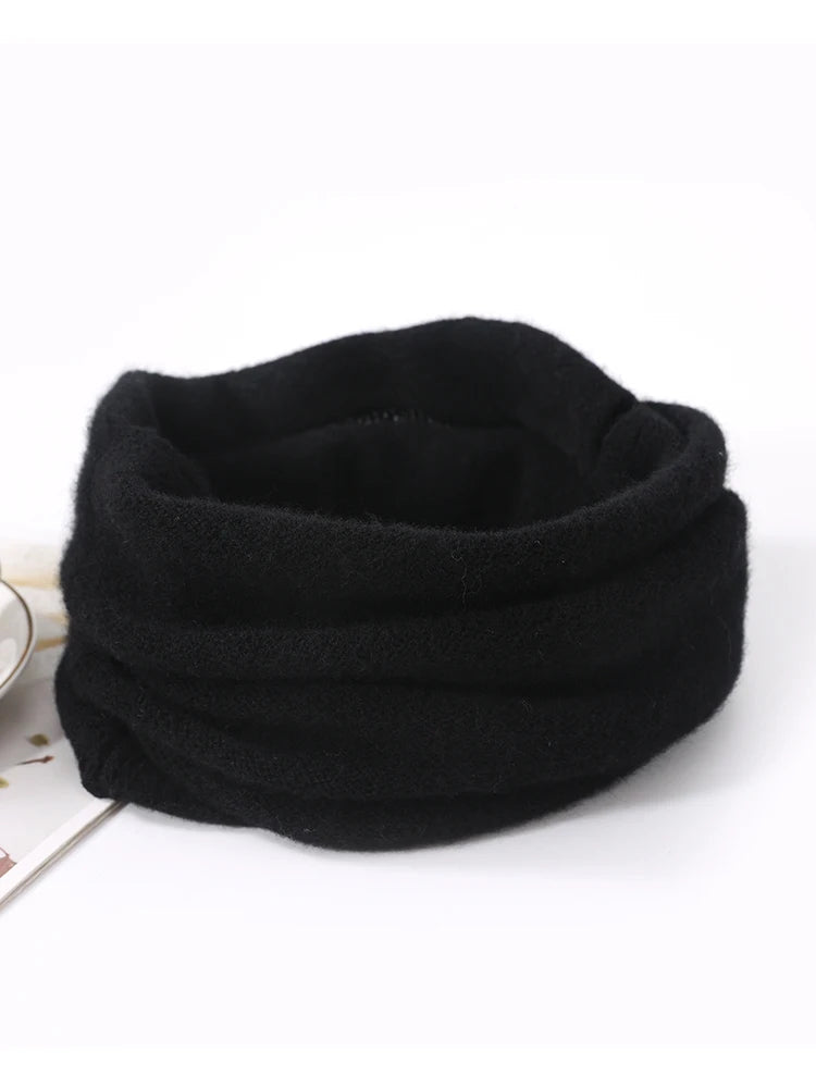 Cozy Merino Wool Face Mask & Winter Scarf Set — Soft, Warm & Breathable