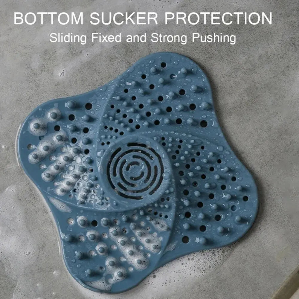 Anti-Blocking Spiral Hair Catcher for Shower Drain