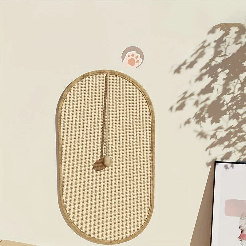 Sisal 3-in-1 Wall-Mounted Cat Scratch Pad