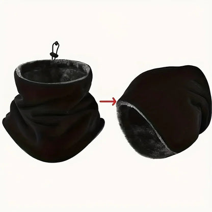 Cozy Fleece Balaclava Mask with Built-In Neck Warmer