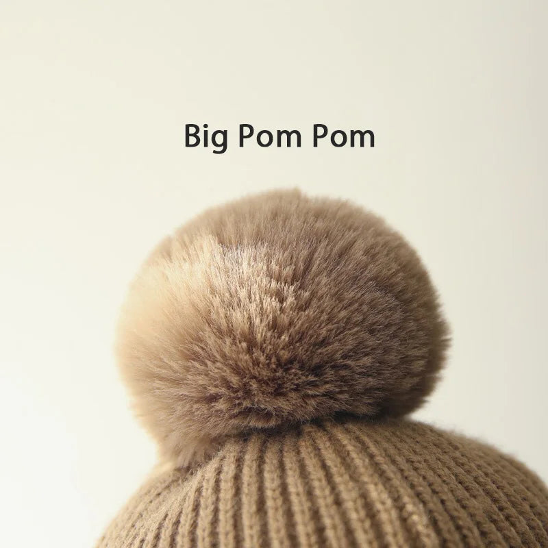 Cozy Kids' Knit Beanie with Earflaps - Warm Winter Hat