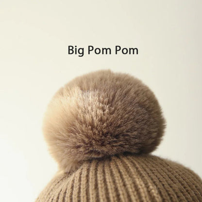 Cozy Kids' Knit Beanie with Earflaps - Warm Winter Hat