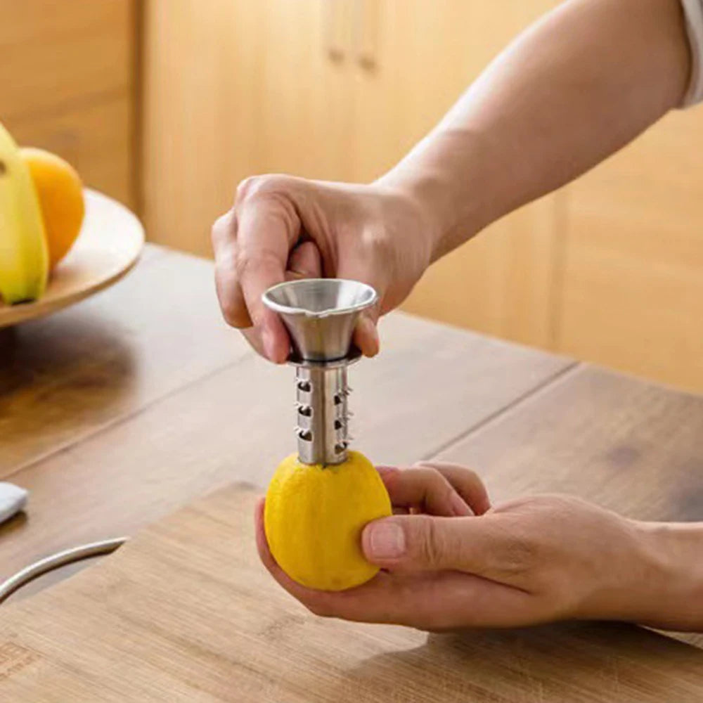 Premium Stainless Steel Manual Lemon Juicer – Effortless Fresh Lemon Juice by Hand