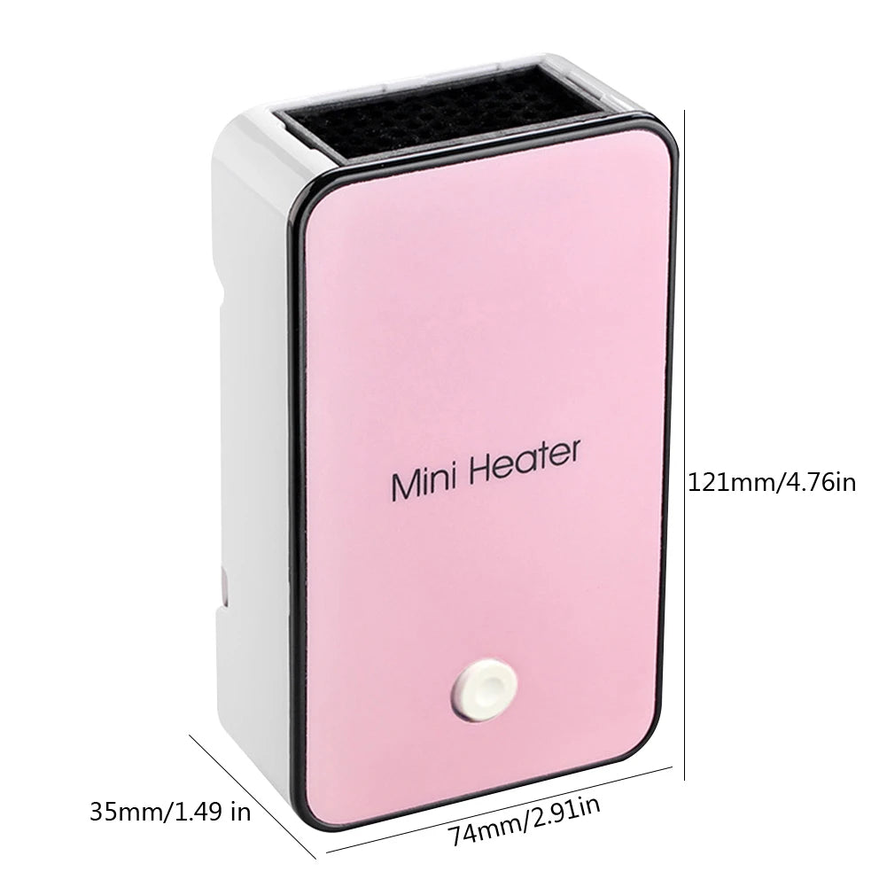 Compact Portable Electric Space Heater for Home or Office - Efficient Warmth Anywhere