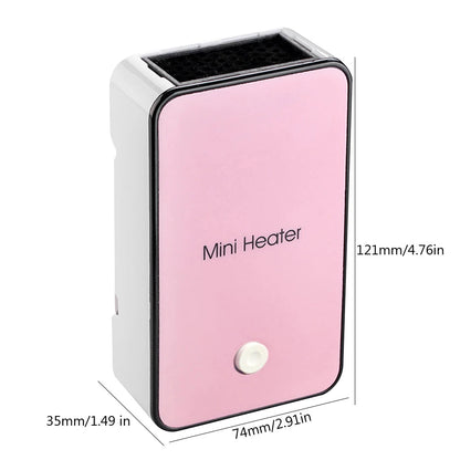 Compact Portable Electric Space Heater for Home or Office - Efficient Warmth Anywhere