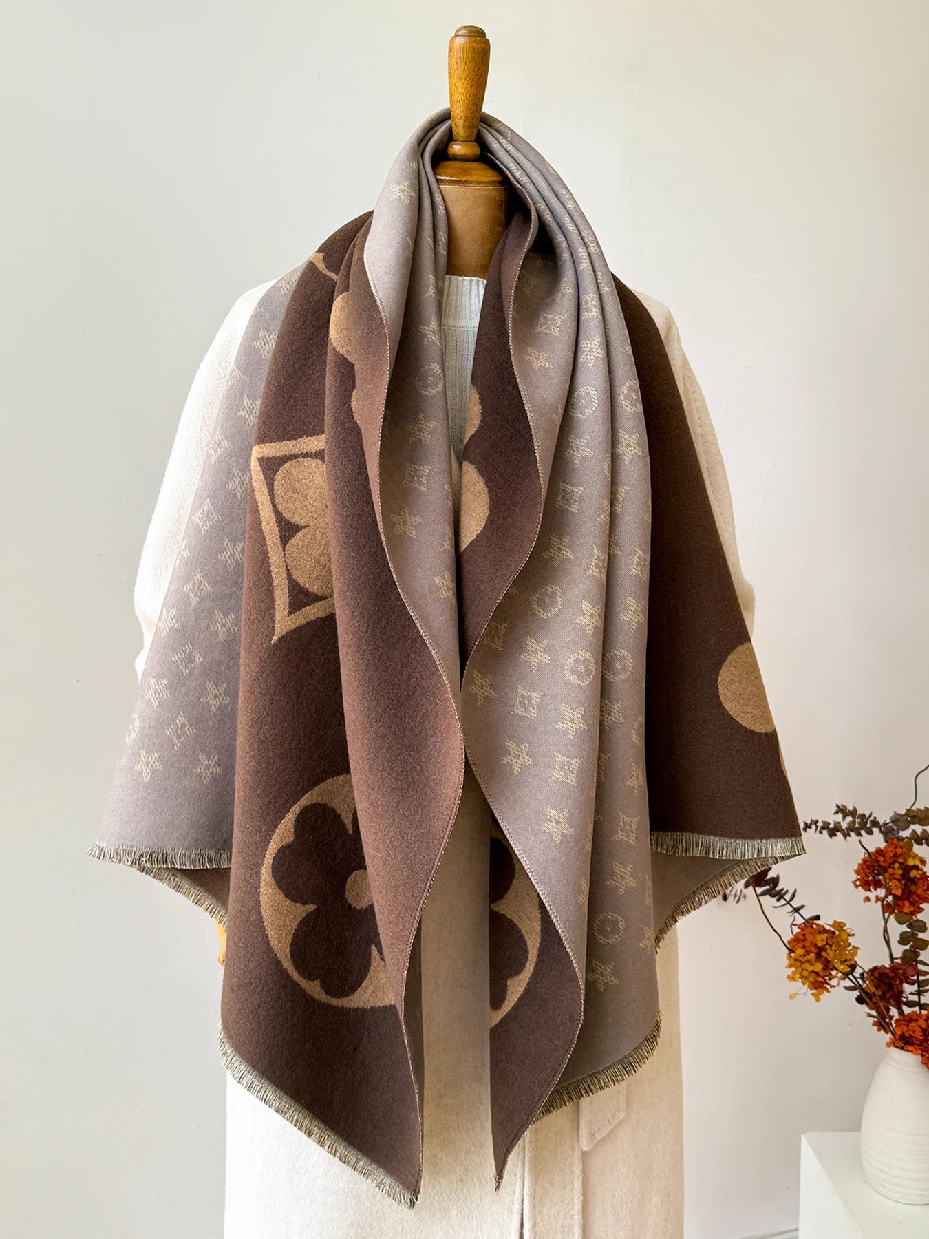 Luxurious Faux Cashmere Winter Scarf & Neck Warmer