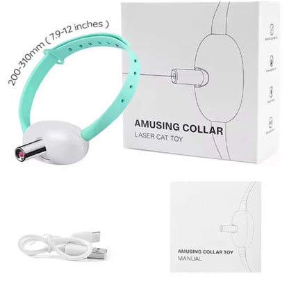 Rechargeable Interactive Laser Cat Collar with USB Charging