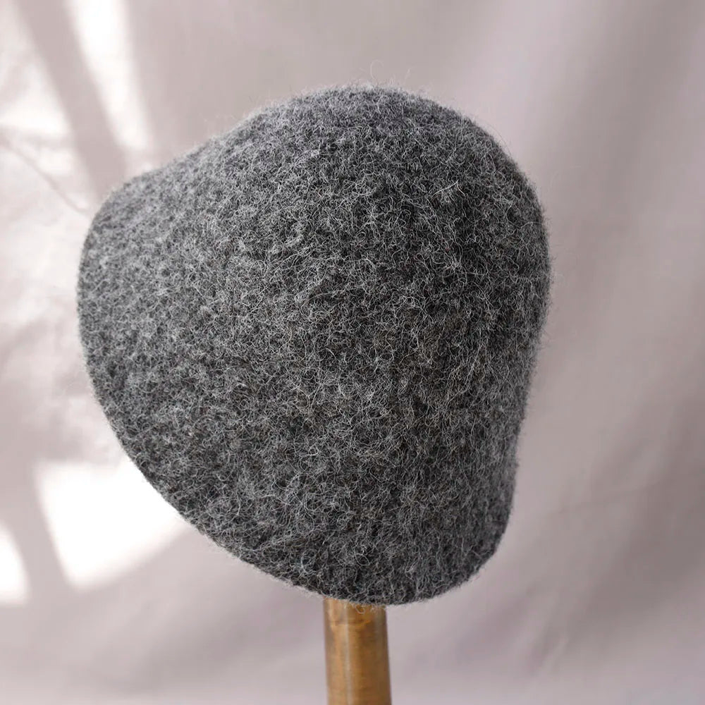 Women's Cozy Winter Wool Bucket Hat