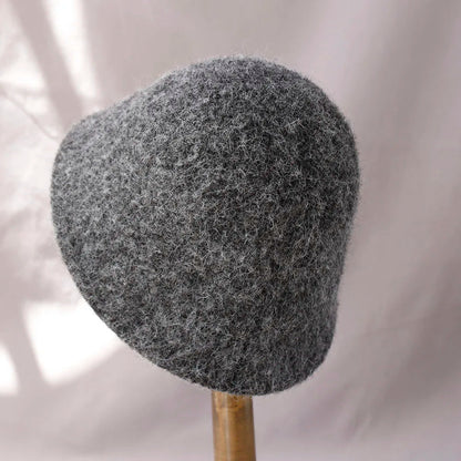 Women's Cozy Winter Wool Bucket Hat