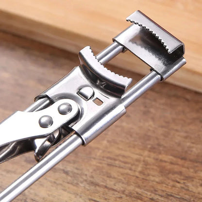 Premium Adjustable Stainless Steel Jar Opener — Multi-Function Kitchen Helper for Effortless Opening