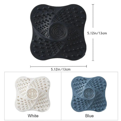 Anti-Blocking Spiral Hair Catcher for Shower Drain
