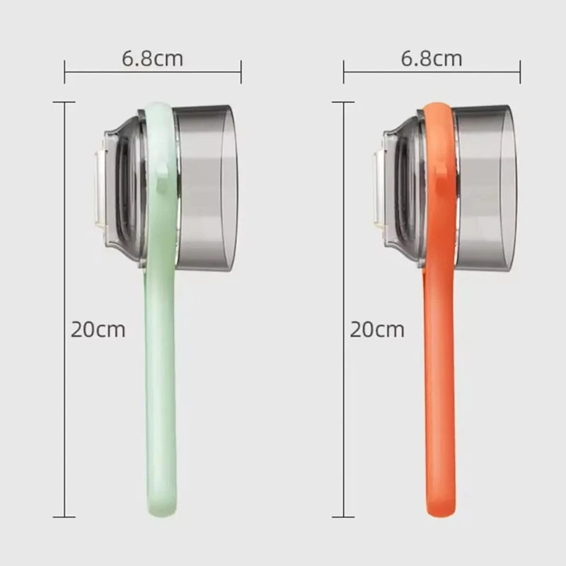 Ergonomic Vegetable Peeler with Non-Slip Grip and Built-In Storage