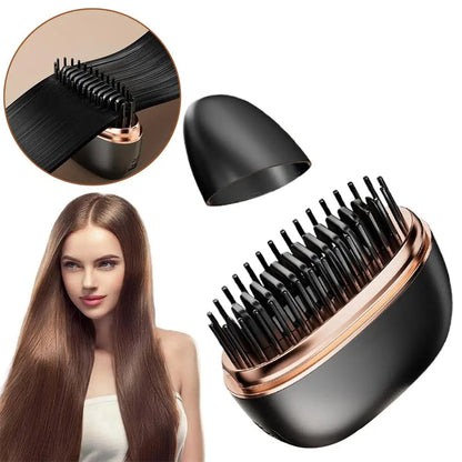 Cordless 2-in-1 Portable Ceramic Hair Straightener - Travel-Ready, Ultra-Smooth Styling