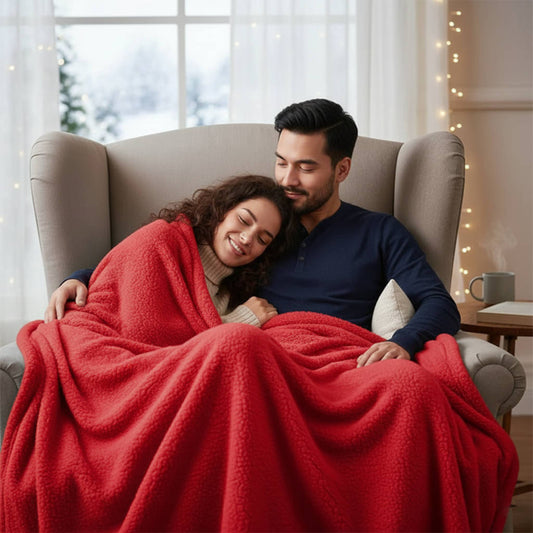 Couples' Waterproof Blanket for Cozy, Spill-Proof Comfort