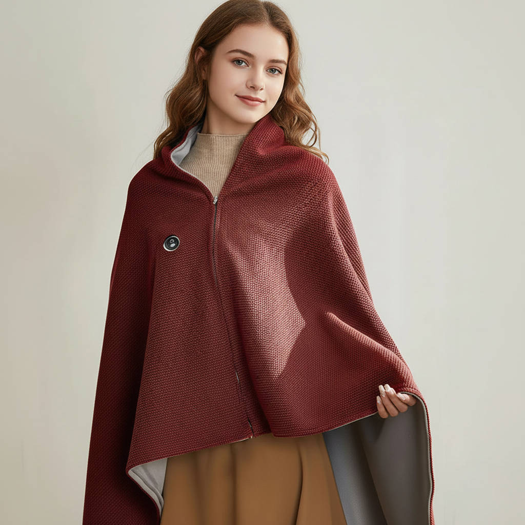 Cozy On-The-Go Heated Shawl Blanket