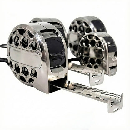 Hand-Carved Stainless Steel Tape Measure