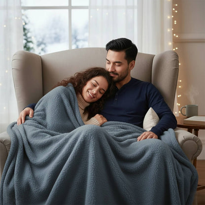 Couples' Waterproof Blanket for Cozy, Spill-Proof Comfort