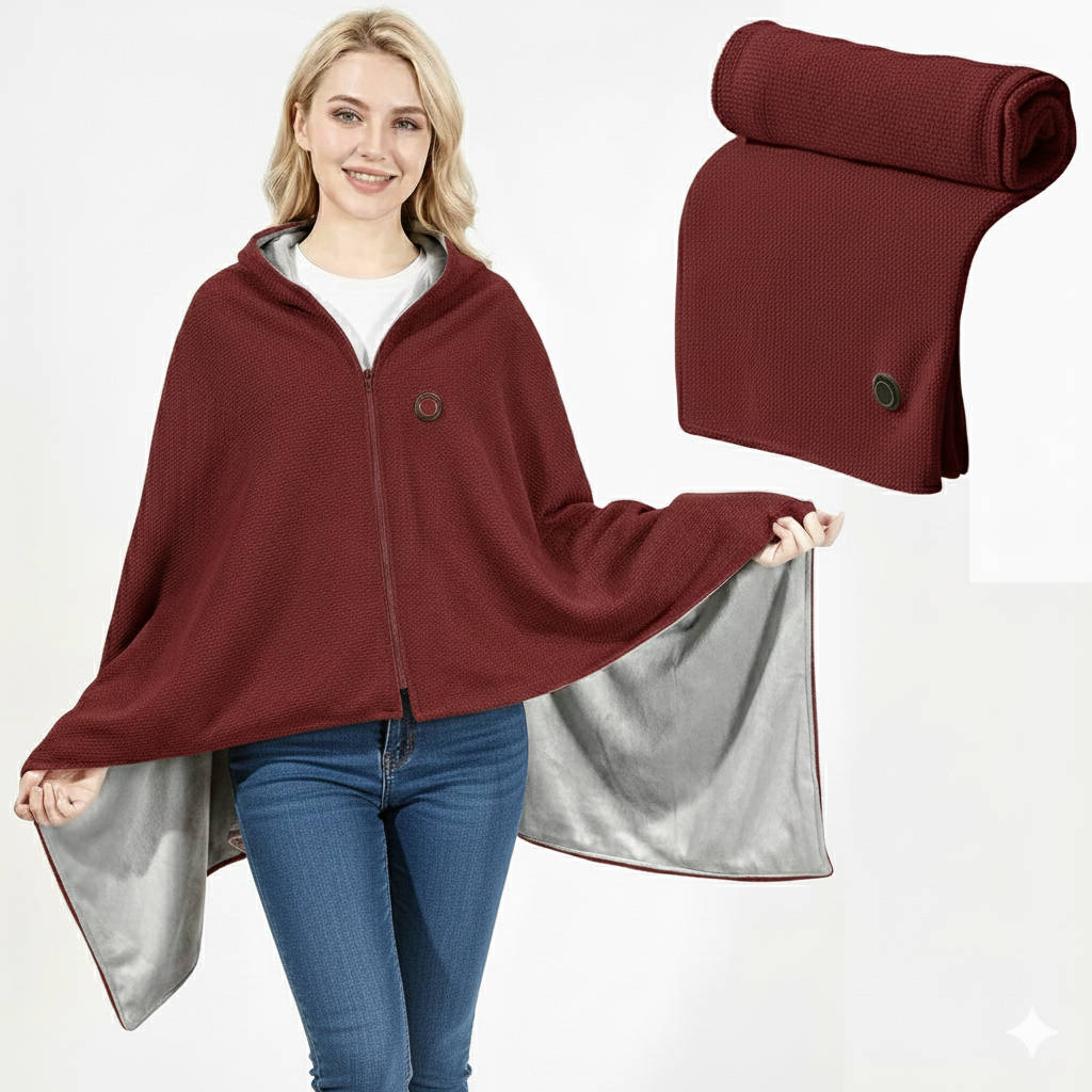 Cozy On-The-Go Heated Shawl Blanket