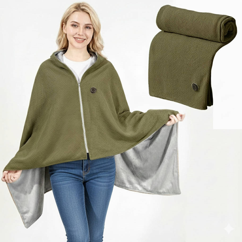 Cozy On-The-Go Heated Shawl Blanket