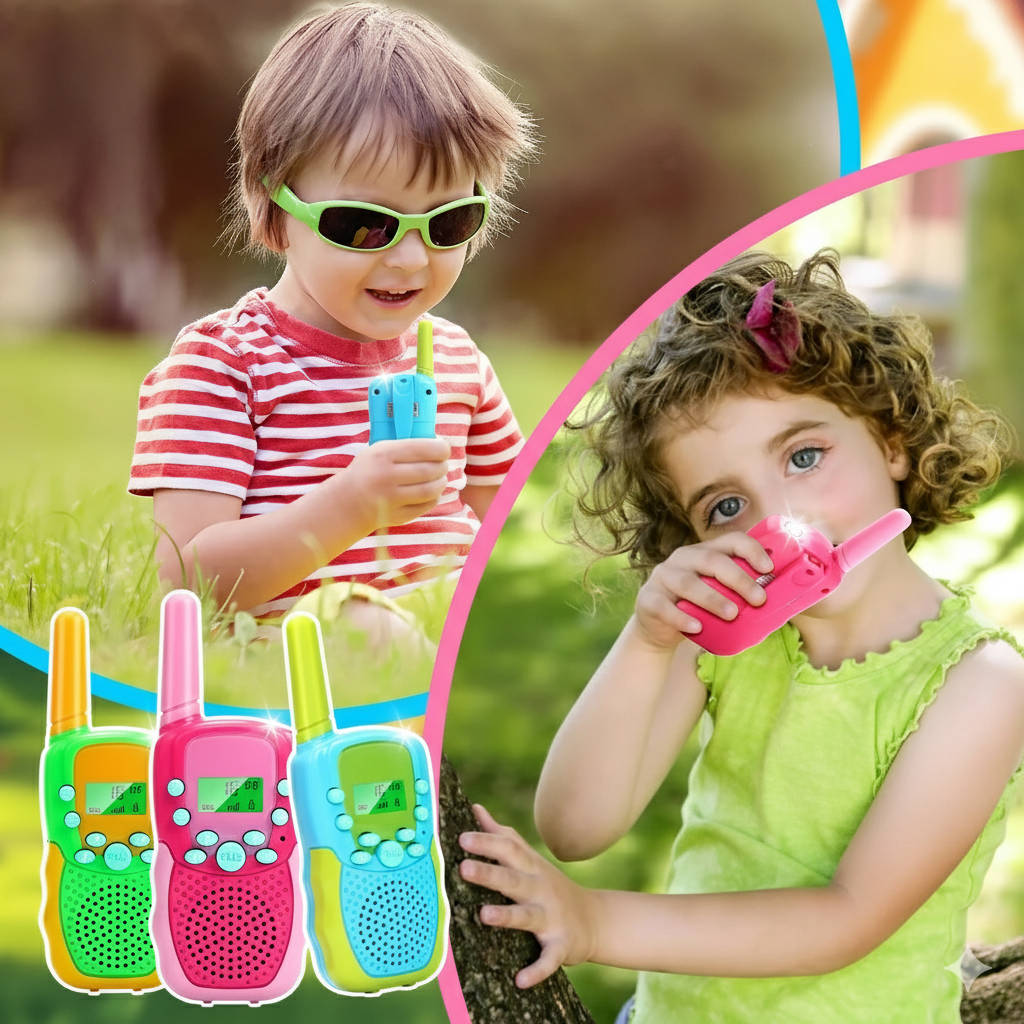 Kids Walkie Talkies Set — 3-Pack