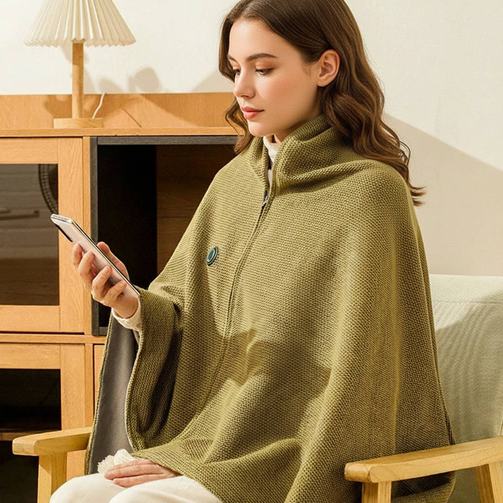 Cozy On-The-Go Heated Shawl Blanket