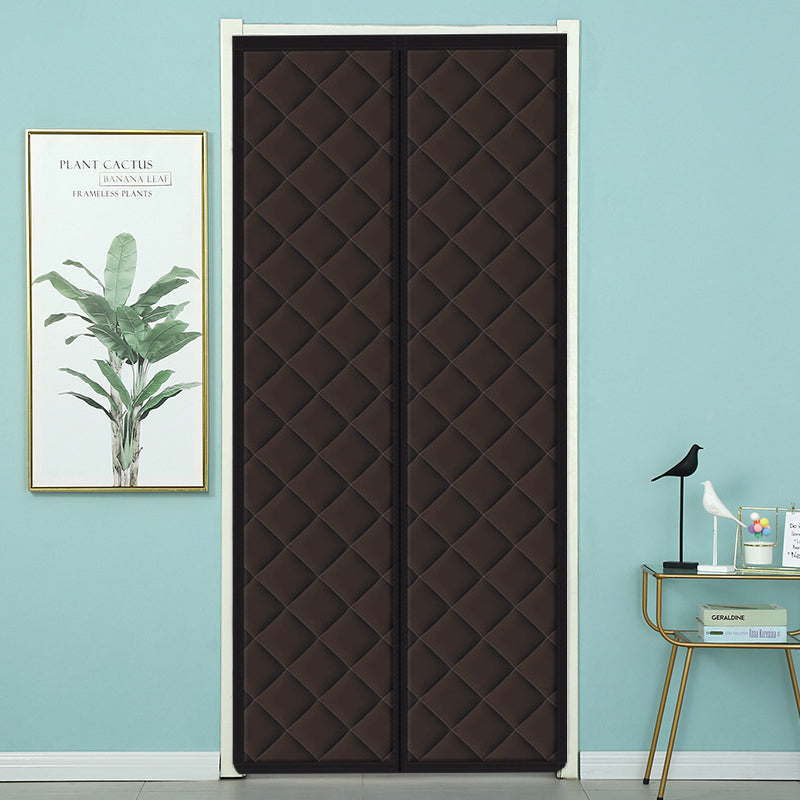 Magnetic Thermal Door Insulation Curtain for Winter - Keeps Drafts Out