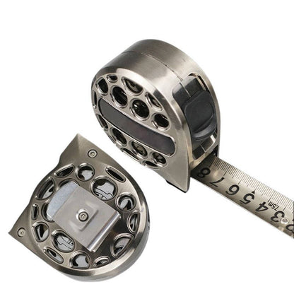 Hand-Carved Stainless Steel Tape Measure