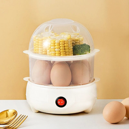 Two-Tier All-in-One Electric Egg Cooker