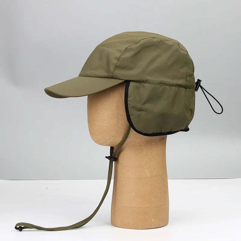 Cozy Winter Bomber Hat with Plush Ear Flaps