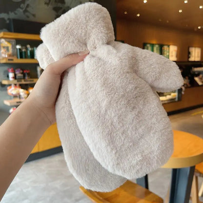 Cozy Fluffy Plush Mittens - Ultra-Warm Winter Gloves