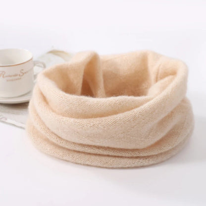 Cozy Merino Wool Face Mask & Winter Scarf Set — Soft, Warm & Breathable