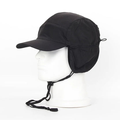 Cozy Winter Bomber Hat with Plush Ear Flaps