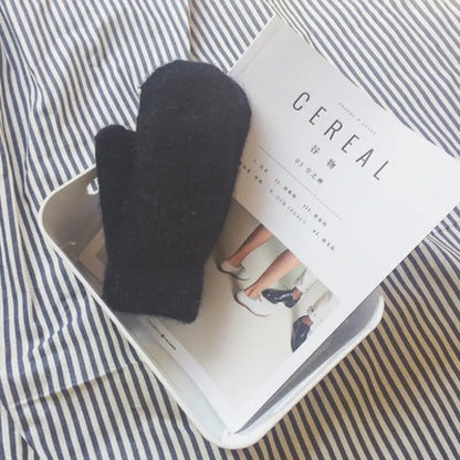 Luxurious Women's Cashmere Knit Mittens for Winter – Soft, Warm & Cozy