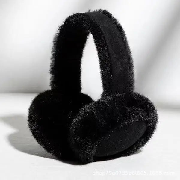 Cozy Plush Ear Warmer Headband for Winter - Soft, Warm Comfort