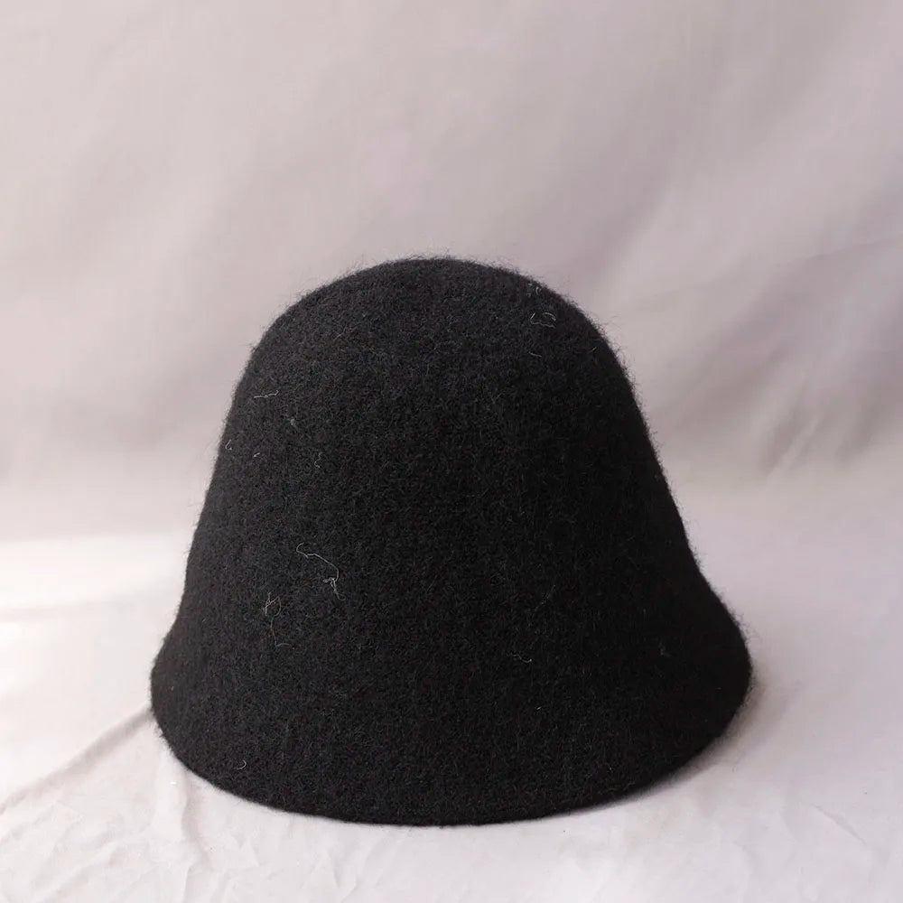 Women's Cozy Winter Wool Bucket Hat