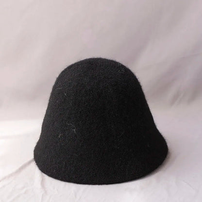 Women's Cozy Winter Wool Bucket Hat