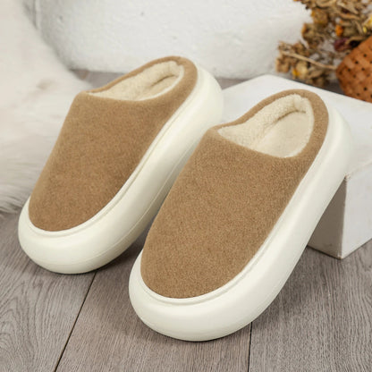 Cozy Plush Indoor Slippers for Women - Warm Winter Comfort