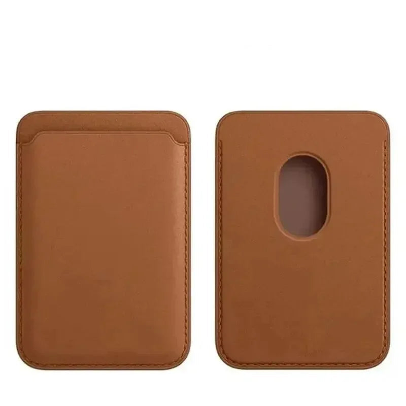 Slim Magnetic Leather Card Holder Wallet for iPhone